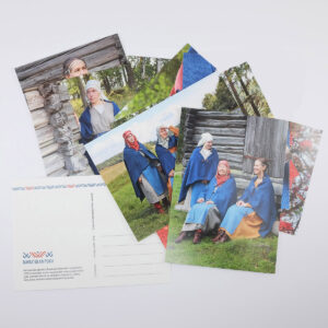 Postikorttilajitelma Ravattulan puku