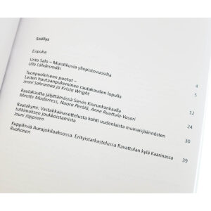 Ponsi 2 - arkeologisia tutkimuksia, sisällysluettelo