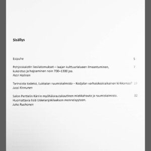 Ponsi 3 - arkeologisia tutkimuksia sisältö