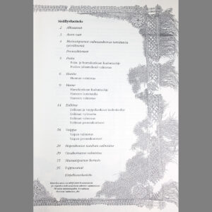 Perniön muinaispuku valmistusohjeet sisällys