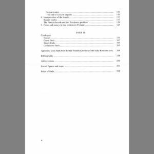 Iskos Coins and coin finds sisällysluettelo 2