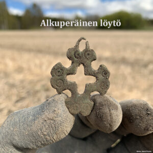 Uskelan aukkoristi. Alkuperäinen arkeologinen löytö